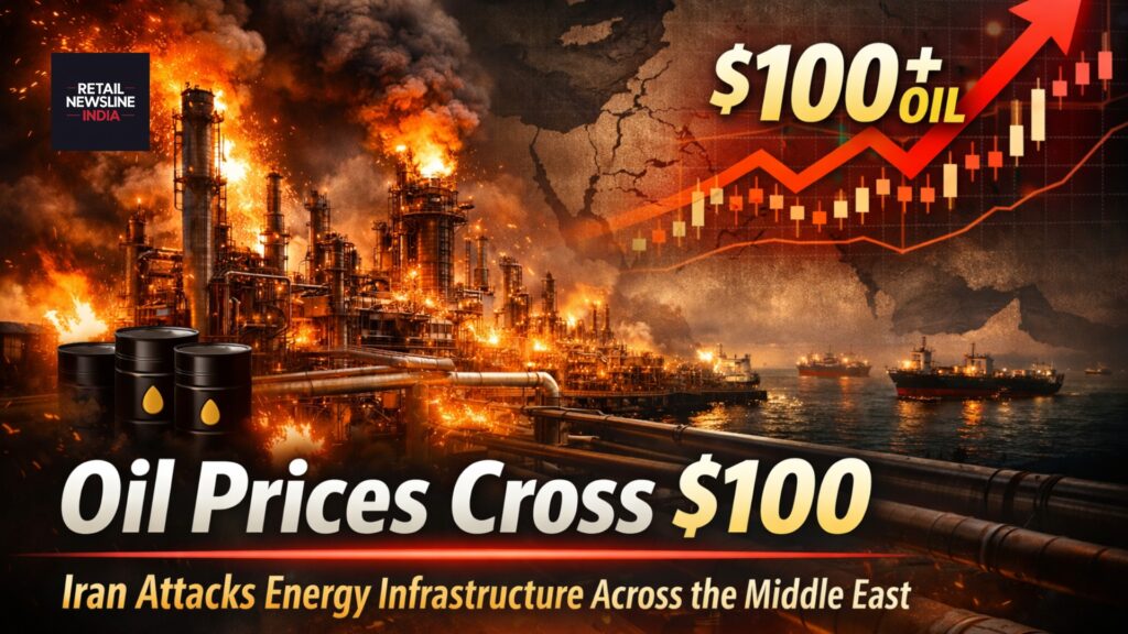 Oil Prices Cross $100 as Iran Attacks Energy Infrastructure Across the Middle East