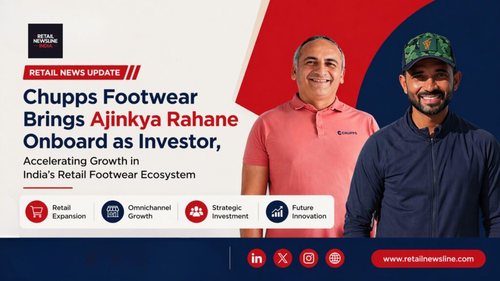 Chupps Footwear Secures Investment from Ajinkya Rahane, Strengthens Position in India’s D2C Footwear Market