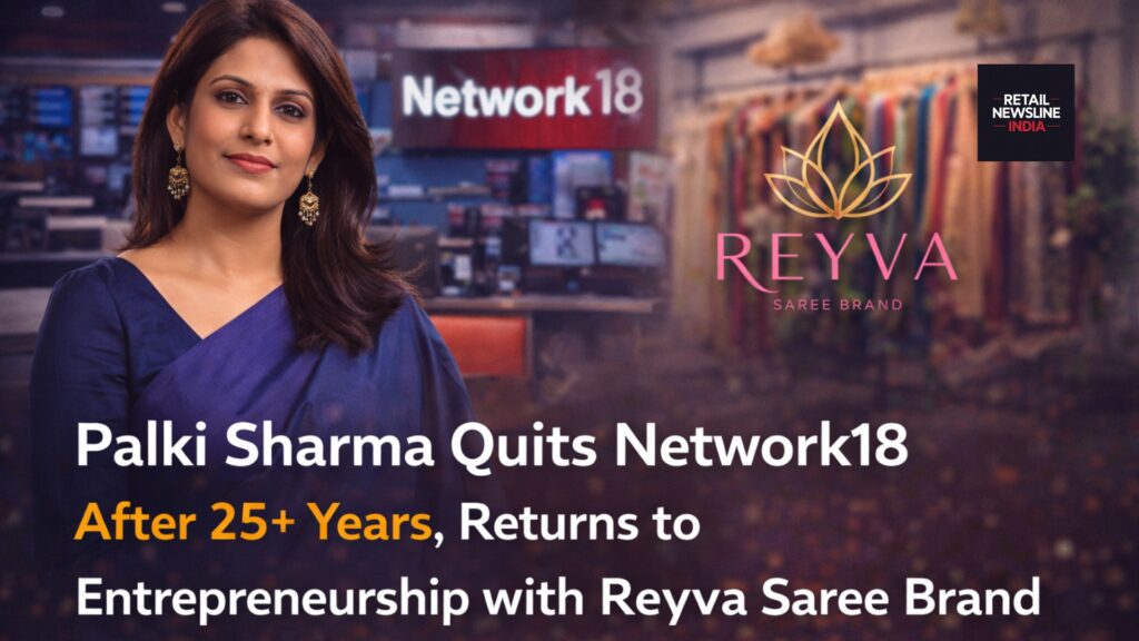 Palki Sharma Quits Network18 After 25+ Years, Returns to Entrepreneurship with Reyva Saree Brand