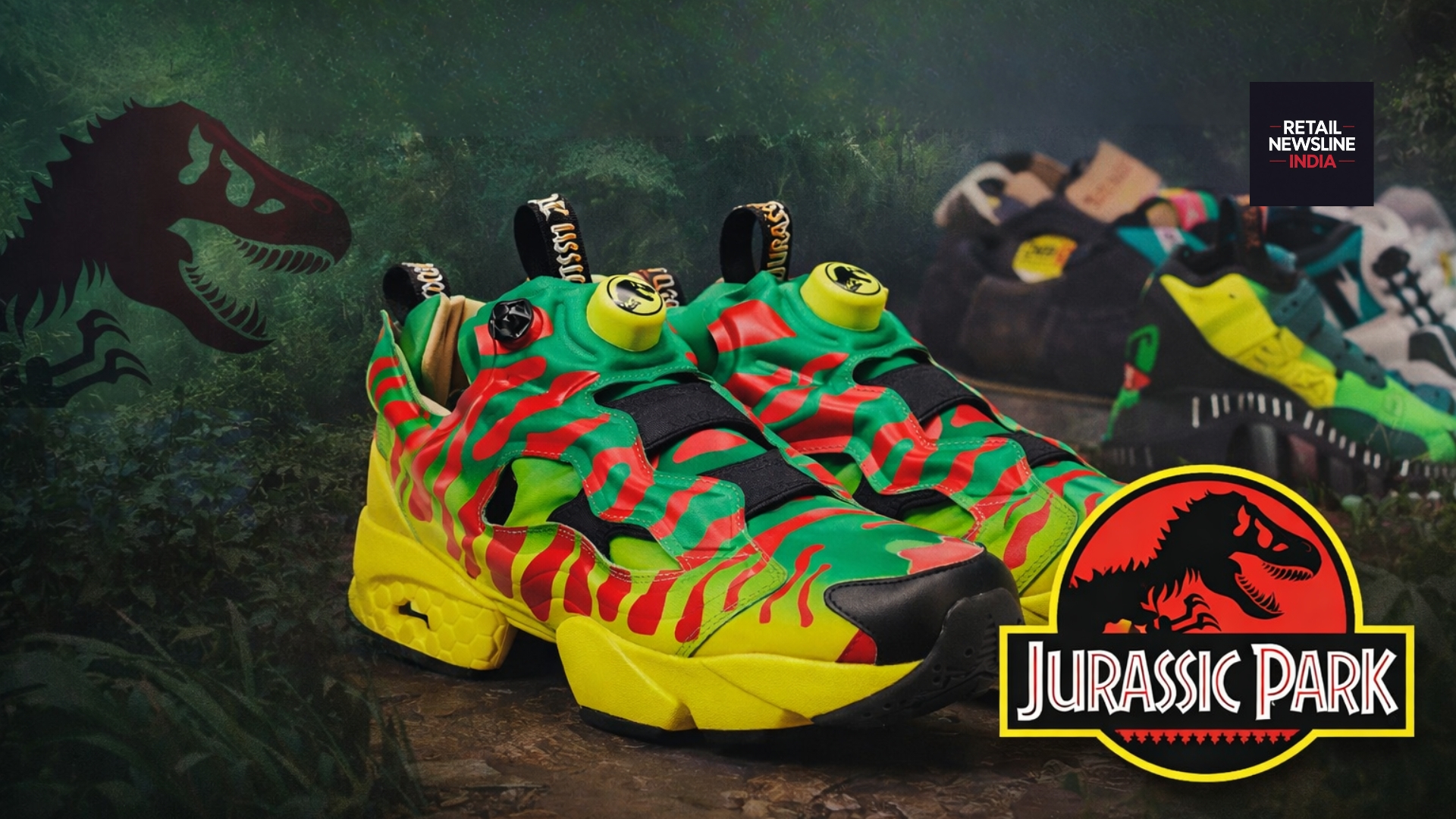 Reebok Launches Jurassic Park Sneakers & Apparel Collection Inspired by 1993 Classic