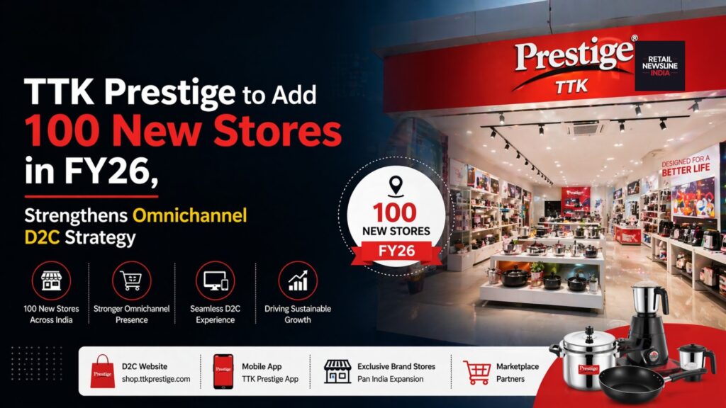 TTK Prestige Accelerates Omnichannel Push with 100 New Prestige Xclusive Stores in FY26