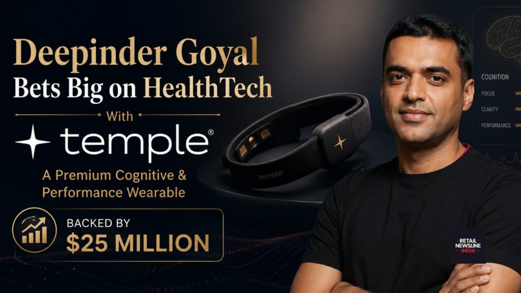 Deepinder Goyal Bets Big on HealthTech with Temple: A Premium Cognitive & Performance Wearable Backed by $25 Million