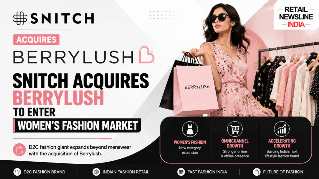 SNITCH Acquires Berrylush to Enter Women's Fashion, Expanding Its D2C Fashion Empire