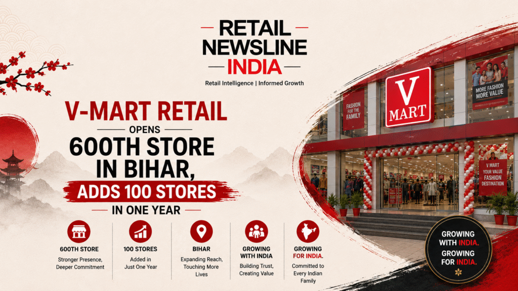 V-Mart Retail Opens 600th Store in Bihar, Adds 100 Stores in One Year as Value Fashion Expansion Accelerates