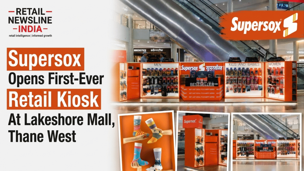 Supersox Opens Its First-Ever Retail Kiosk at Lakeshore Mall, Thane West, Marking New Offline Retail Chapter