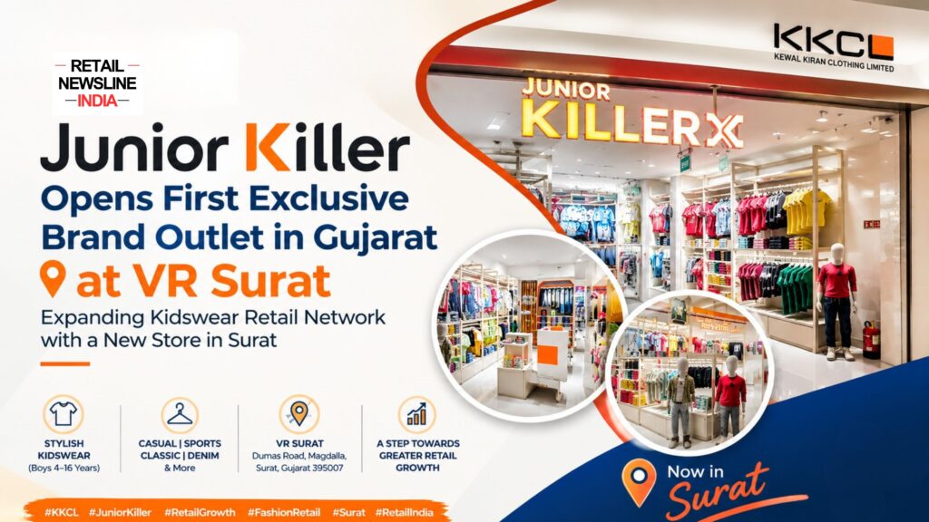 Junior Killer Opens First Exclusive Brand Outlet in Gujarat at VR Surat