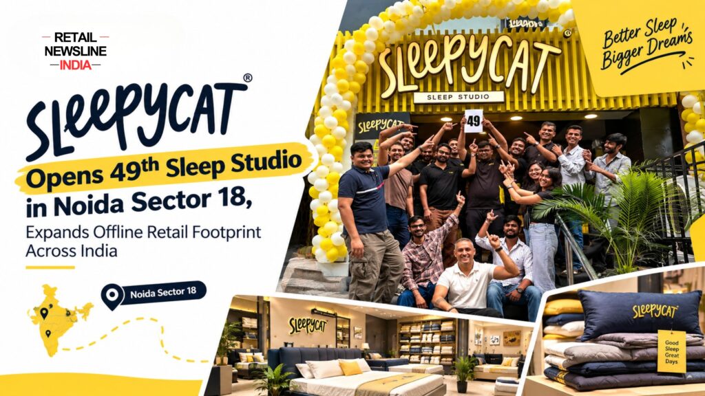SleepyCat Opens 49th Sleep Studio in Noida Sector 18, Expands Offline Retail Footprint Across India