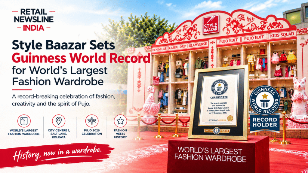 Style Baazar Sets Guinness World Record for World’s Largest Fashion Wardrobe During Pujo 2026