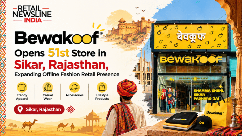 Bewakoof Opens 51st Store in Sikar, Rajasthan, Expanding Offline Fashion Retail Presence