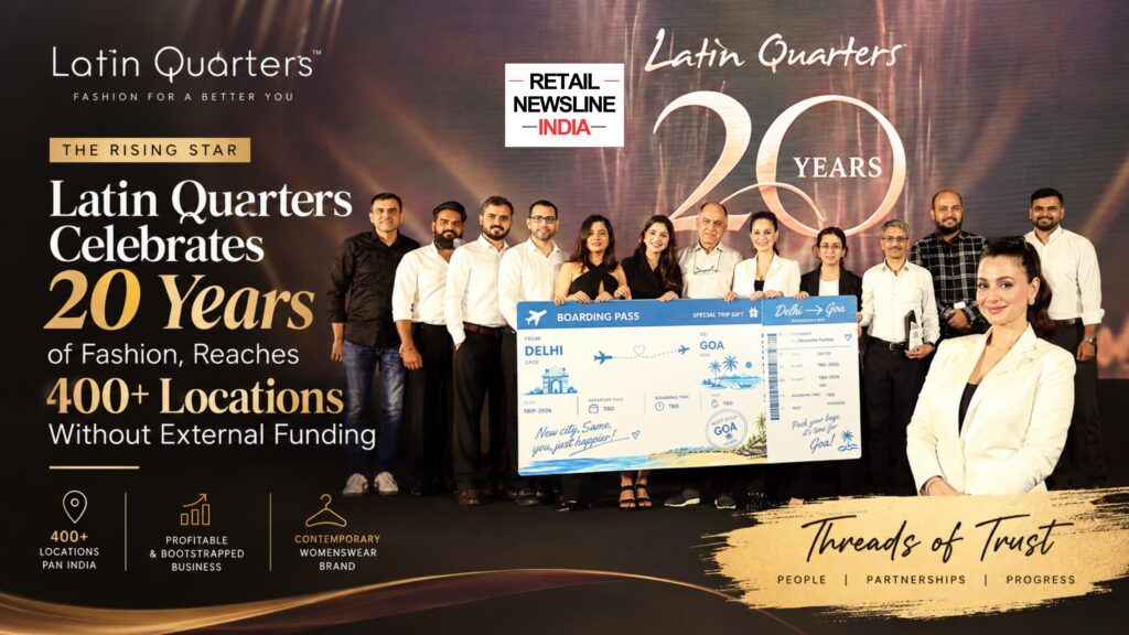 Latin Quarters Marks 20 Years of Fashion, Trust and Profitable Growth; Celebrates Milestone with Ameesha Patel