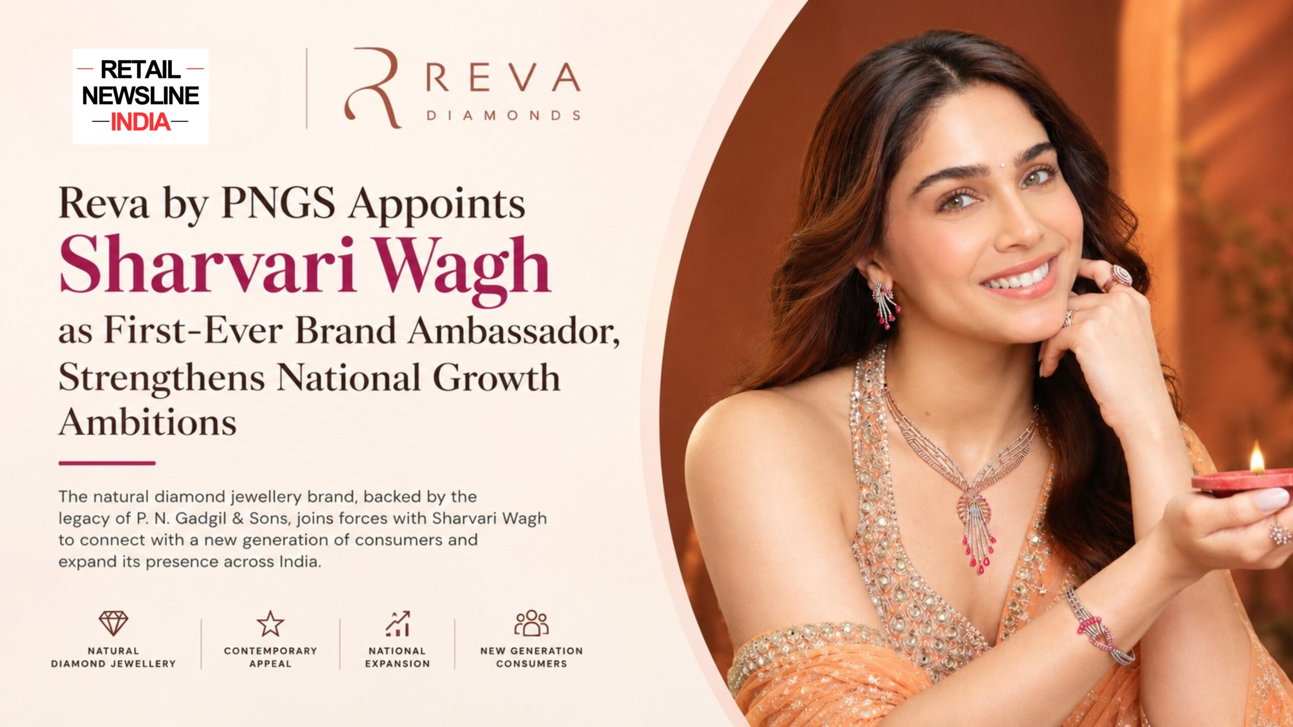 Reva by PNGS Appoints Sharvari Wagh as First-Ever Brand Ambassador, Strengthens National Growth Ambitions