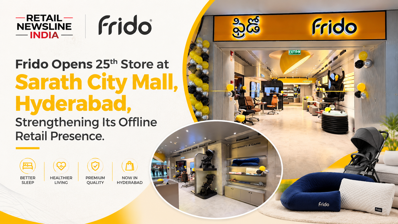 Frido Opens 25th Store at Sarath City Mall, Hyderabad, Strengthening Its Offline Retail Presence