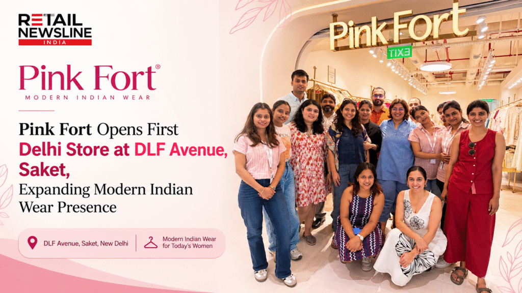 Pink Fort Opens First Delhi Store at DLF Avenue, Saket, Expanding Modern Indian Wear Presence